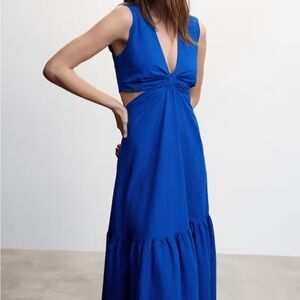 Women’s Mango Maxi Dress with Cutouts
